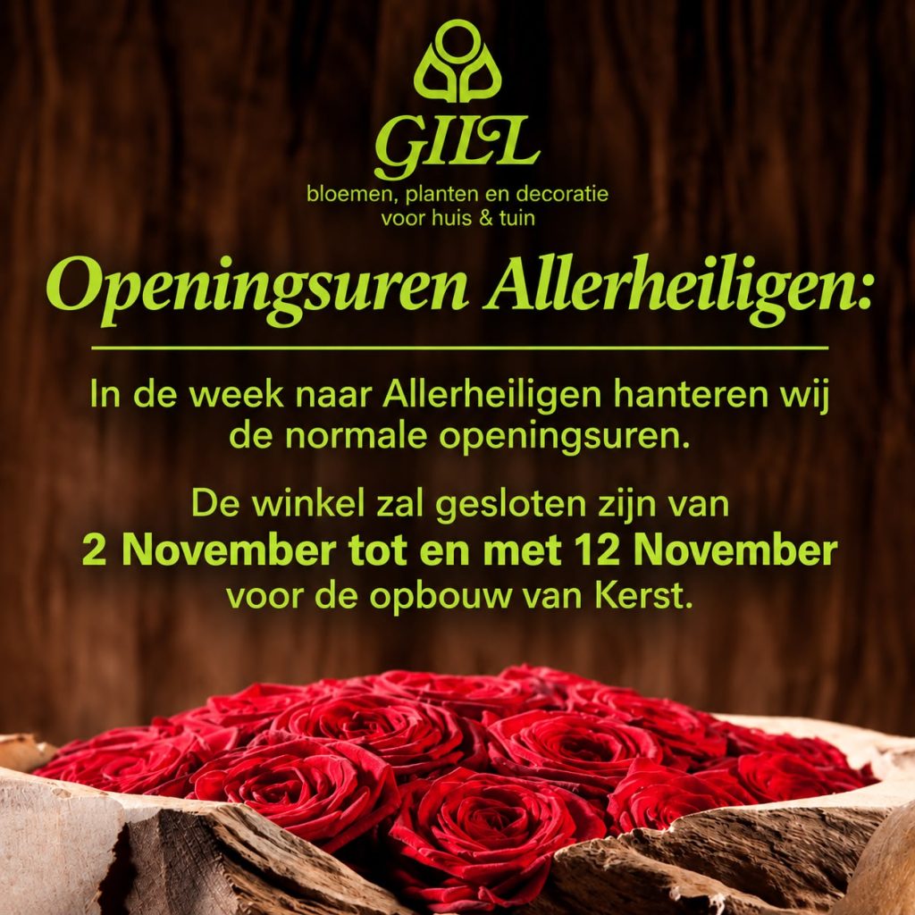 Openingsuren Allerheiligen Gill